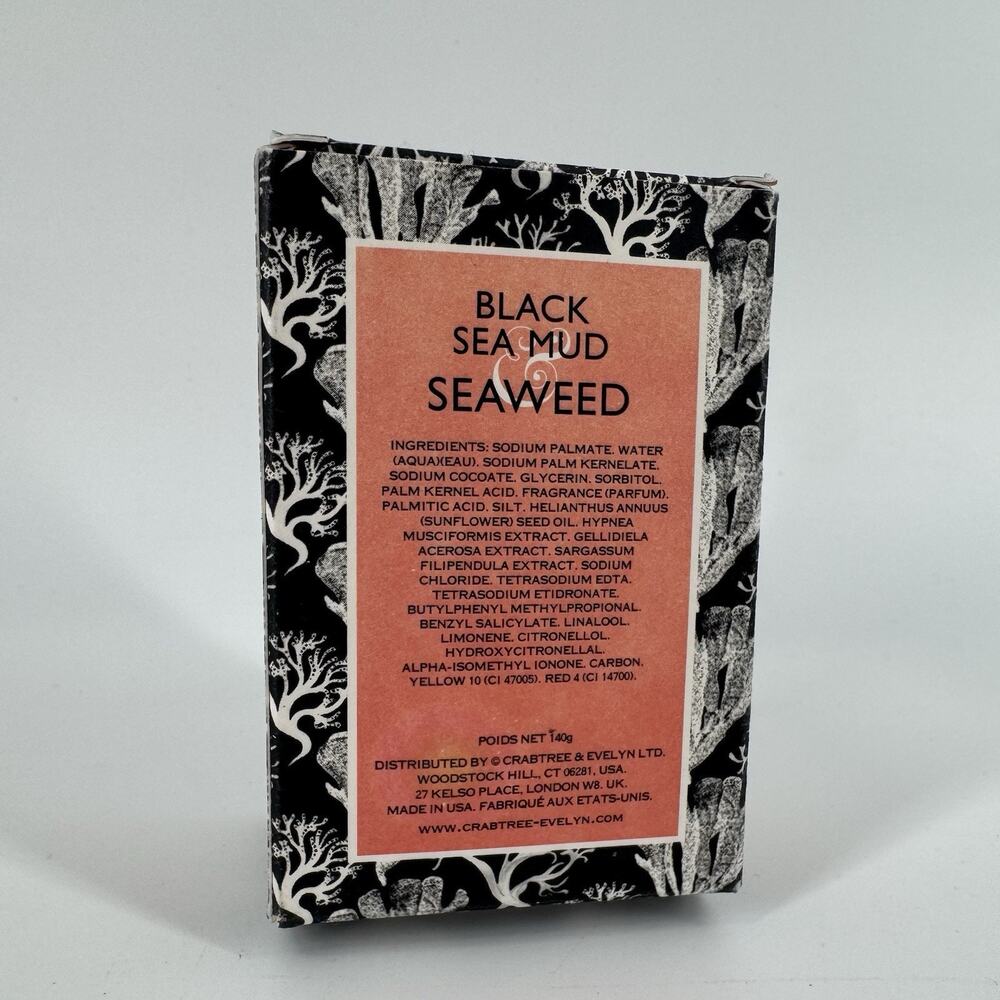 Crabtree & Evelyn - BLACK SEA MUD SEAWEED - New - Triple Milled 5.6 oz. Bar Soap - Picture 4 of 5
